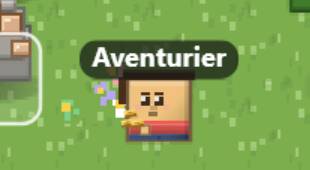Gros plan sur le personnage Aventurier